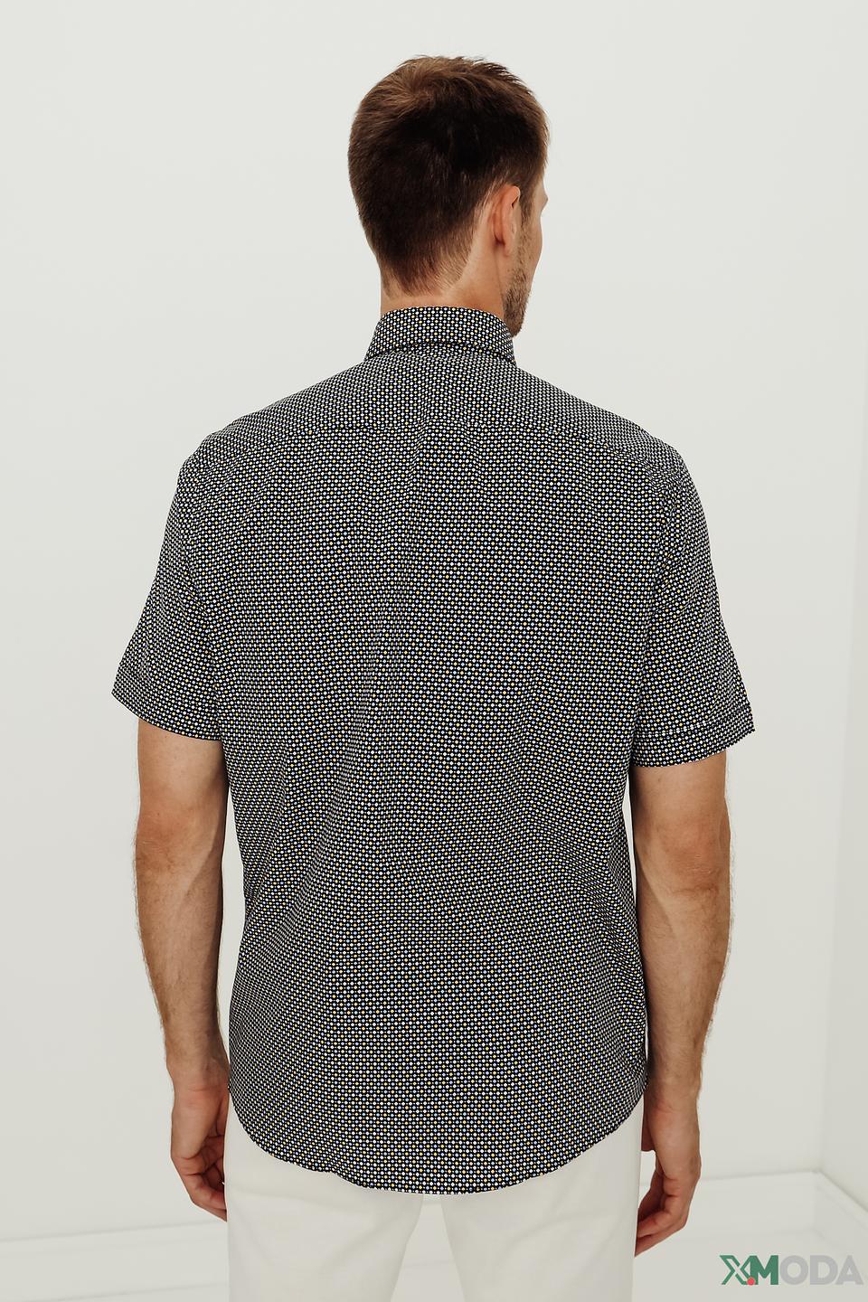 Рубашка кр Casa Moda в горошек