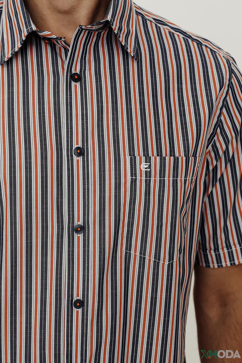 Рубашка кр Casa Moda в полоску