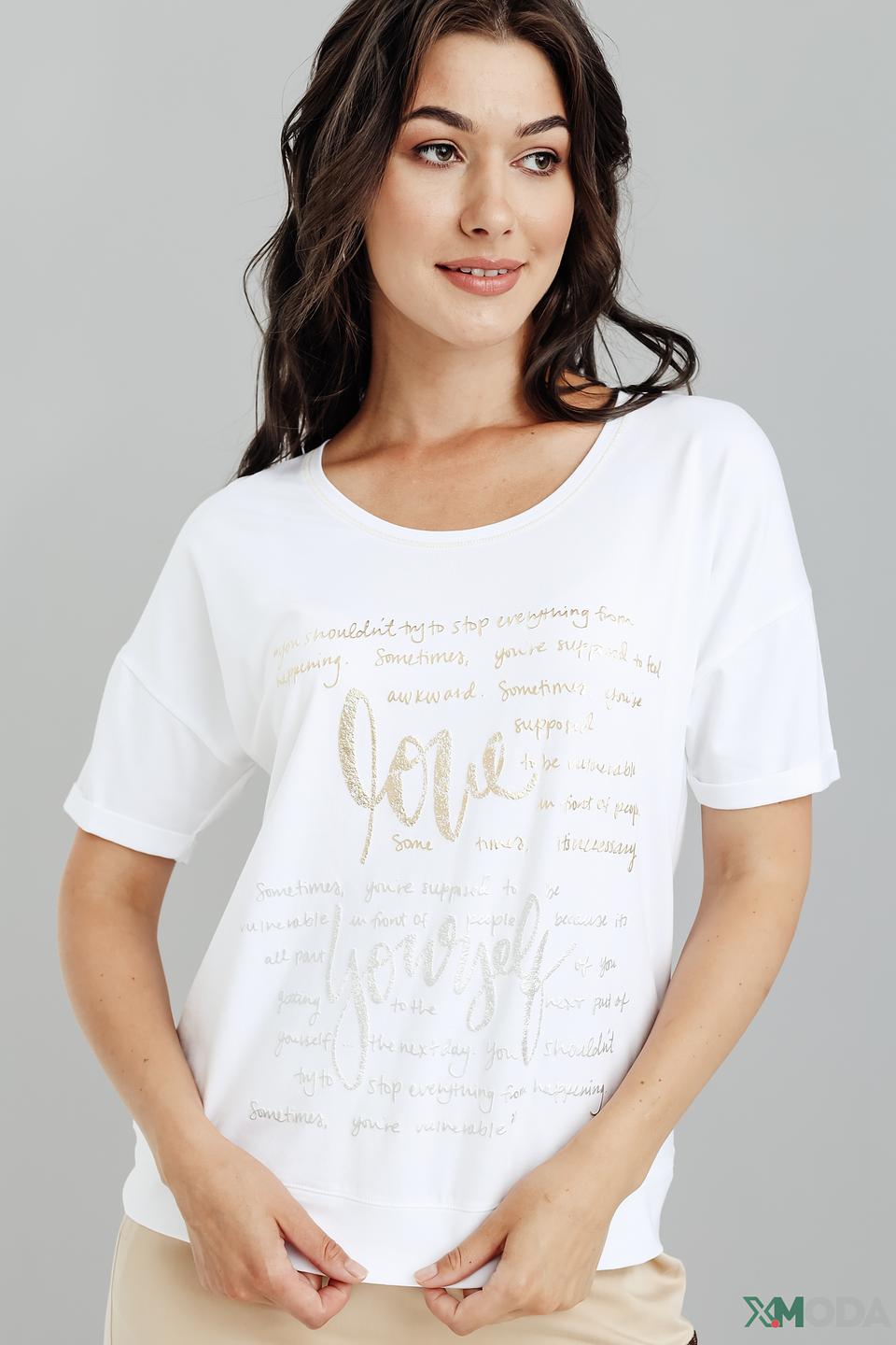 Футболка Bianca с надписью