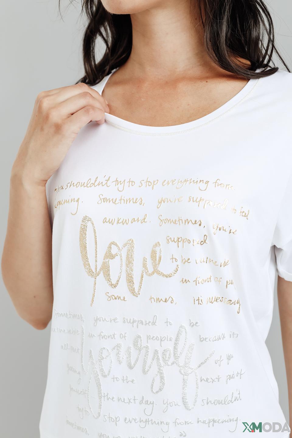 Футболка Bianca с надписью