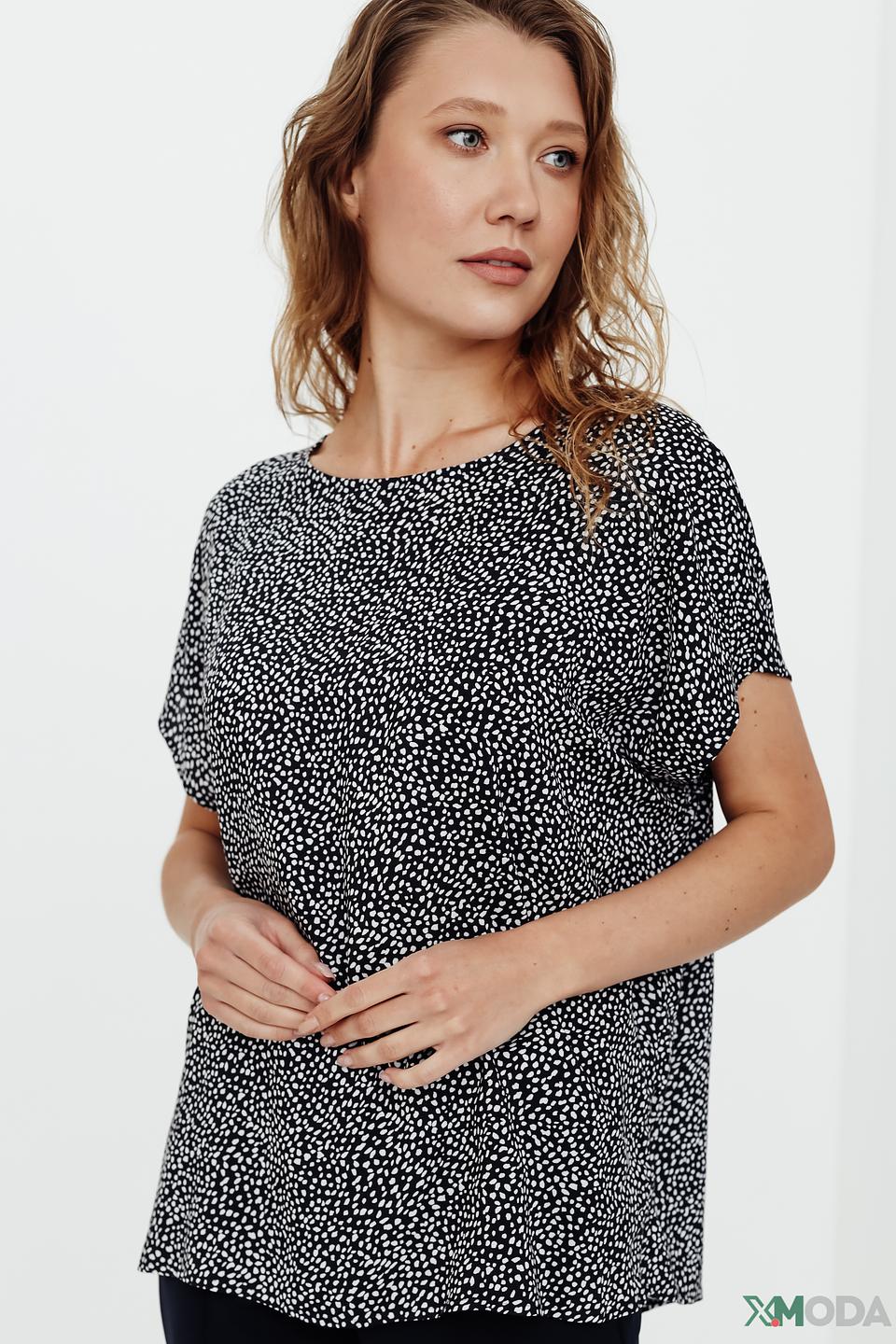 Блуза Gerry Weber с принтом чёрно-белый