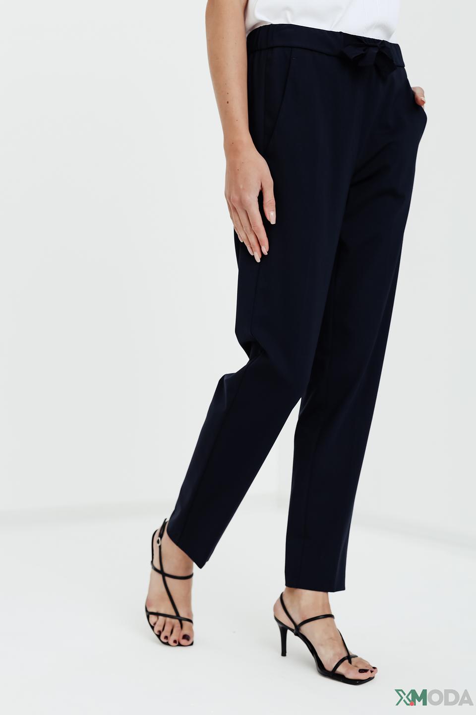 Брюки Zerres с завязками темно-синие