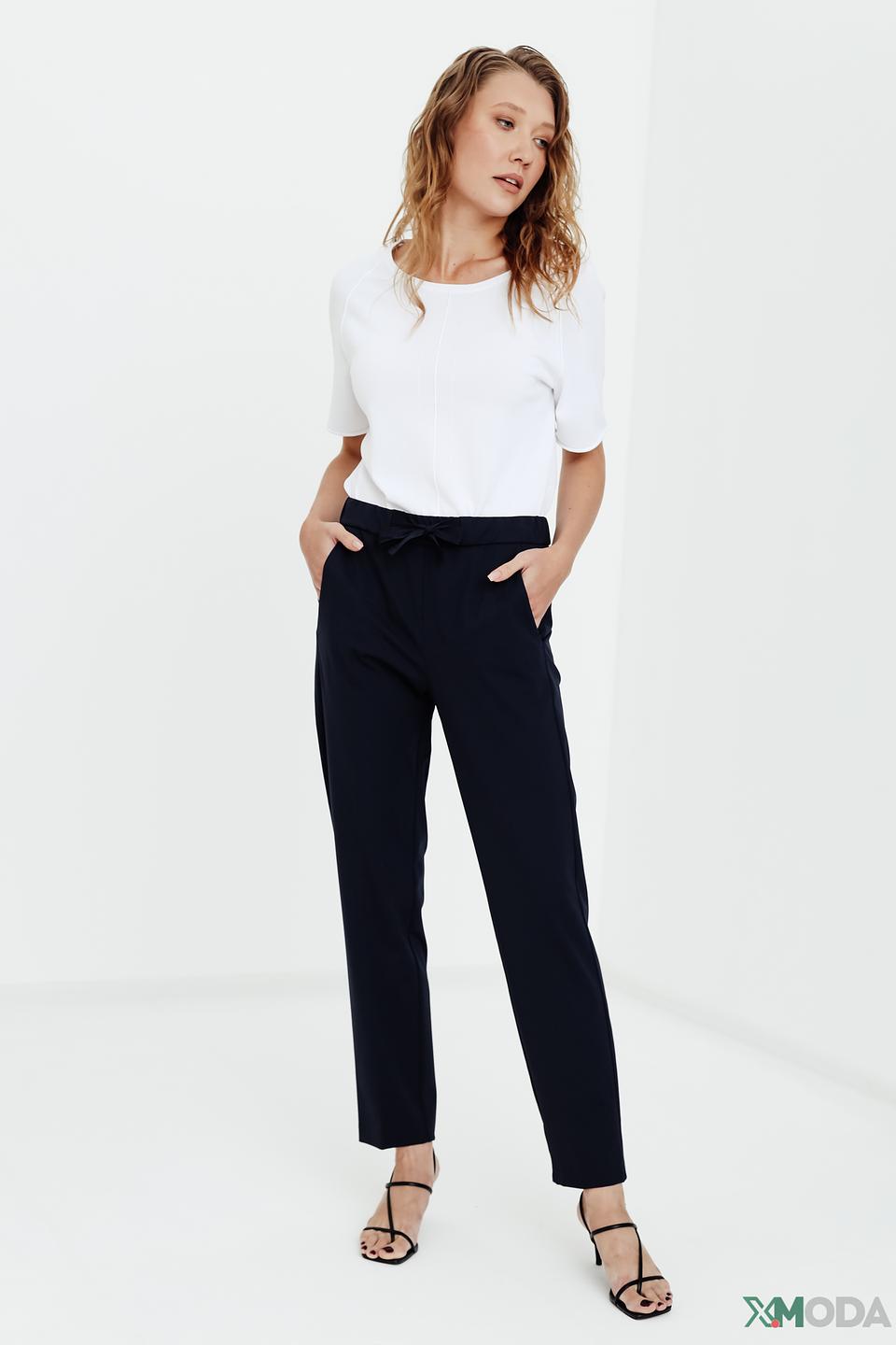 Брюки Zerres с завязками темно-синие