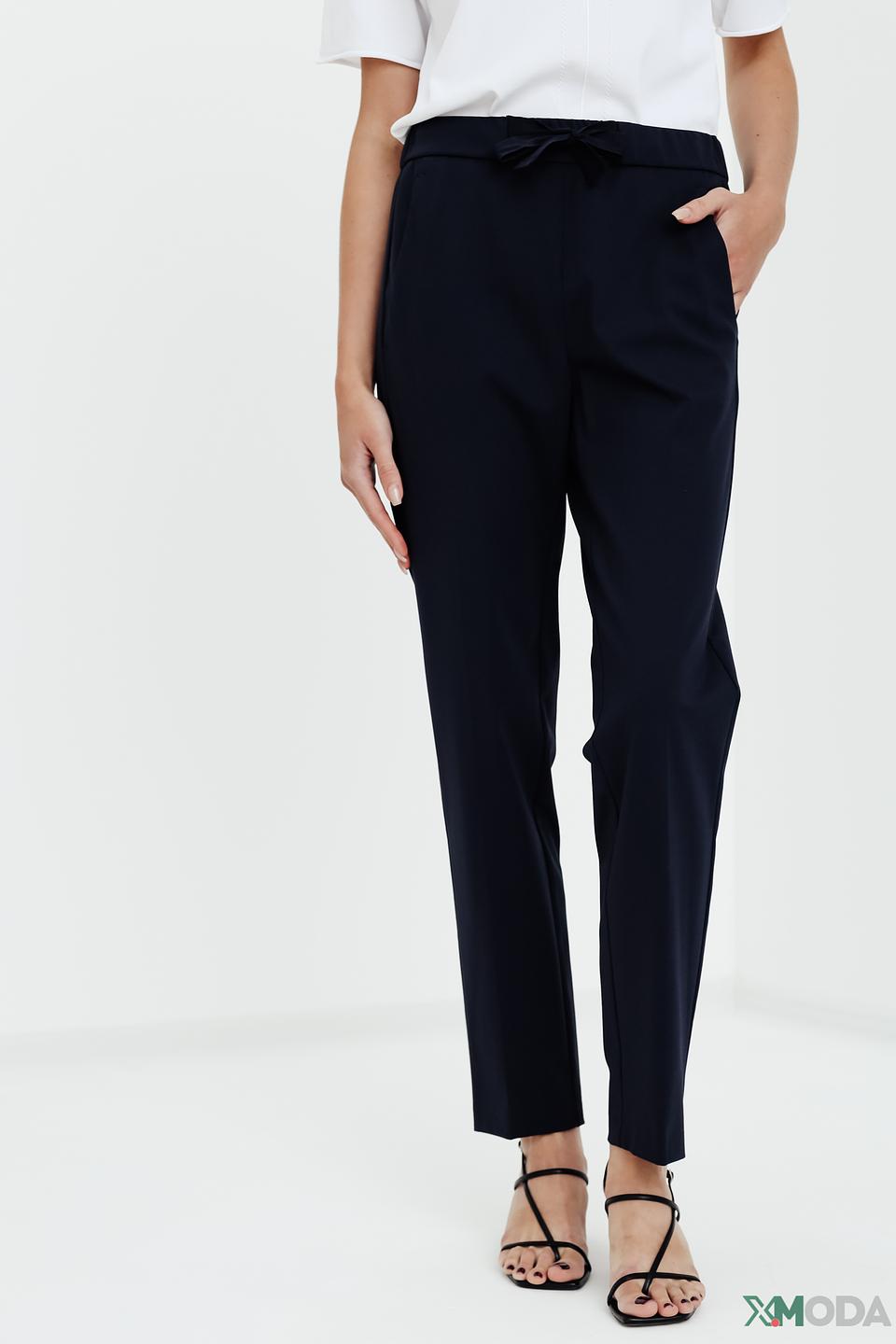 Брюки Zerres с завязками темно-синие