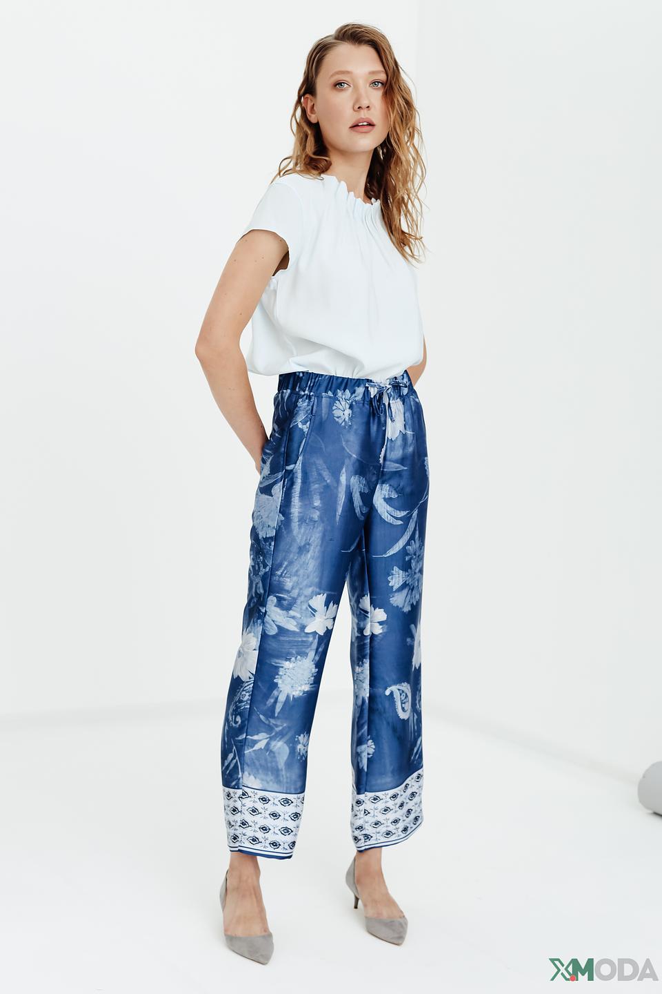 Брюки Zerres с цветочным принтом