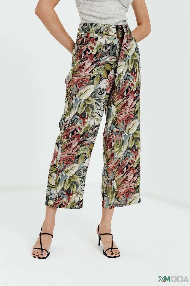 Капри Zerres с цветочным принтом