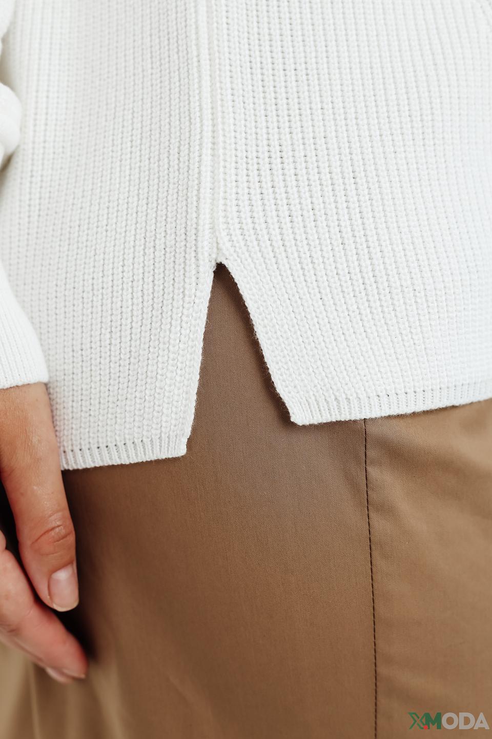 Пуловер Olsen V-образный белый