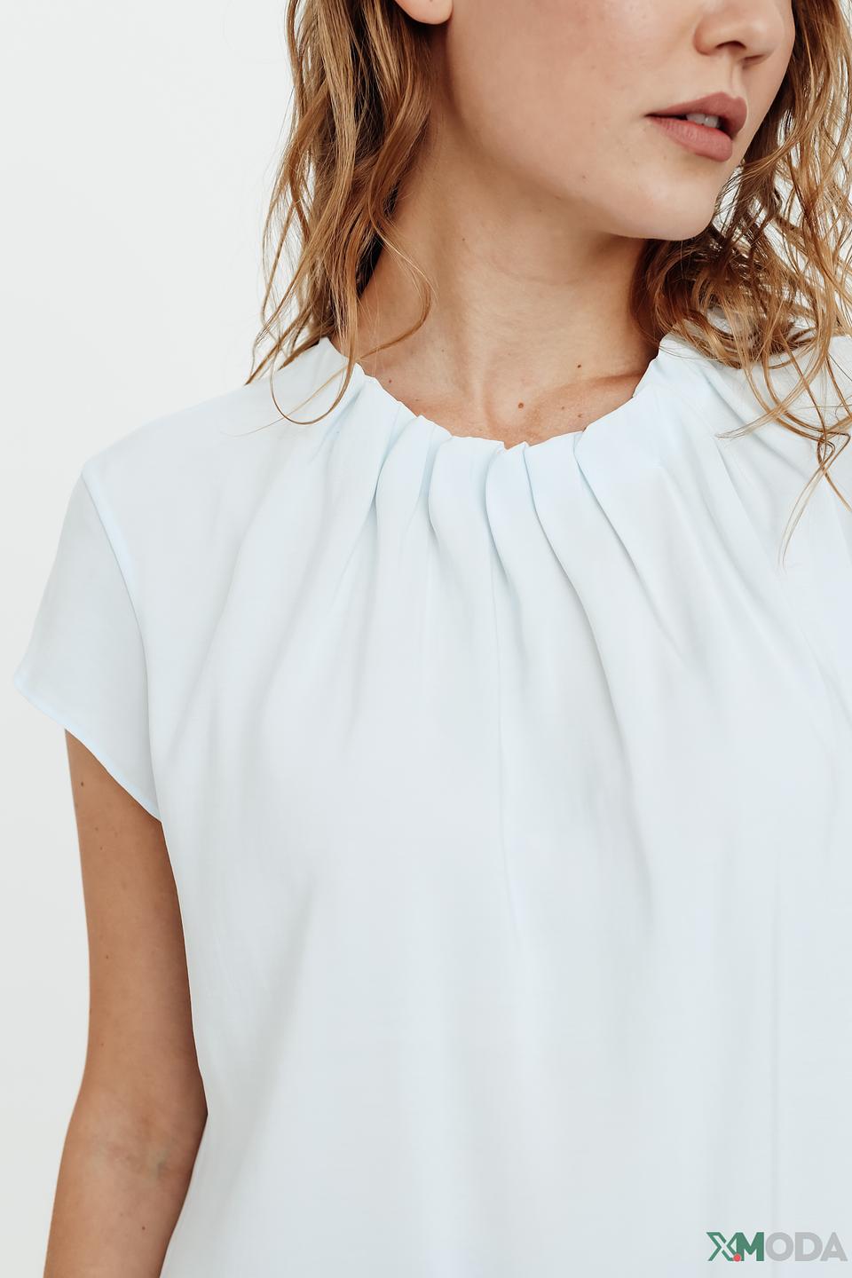 Блуза Taifun с рюшами белая