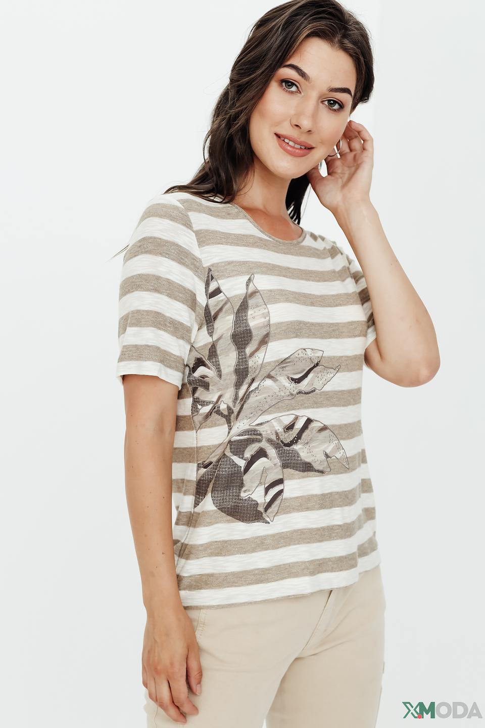 Пуловер Rabe collection в полоску