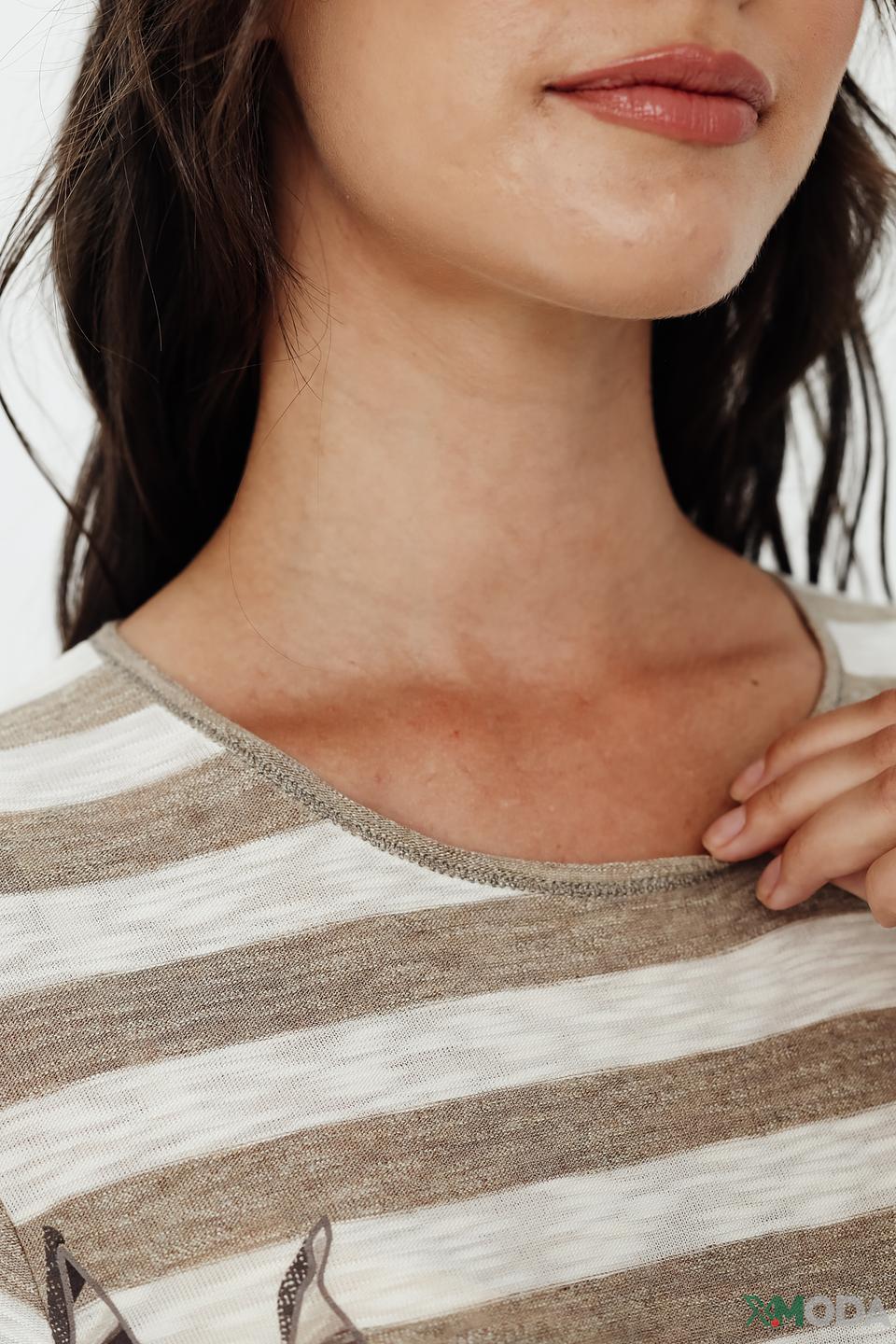 Пуловер Rabe collection в полоску