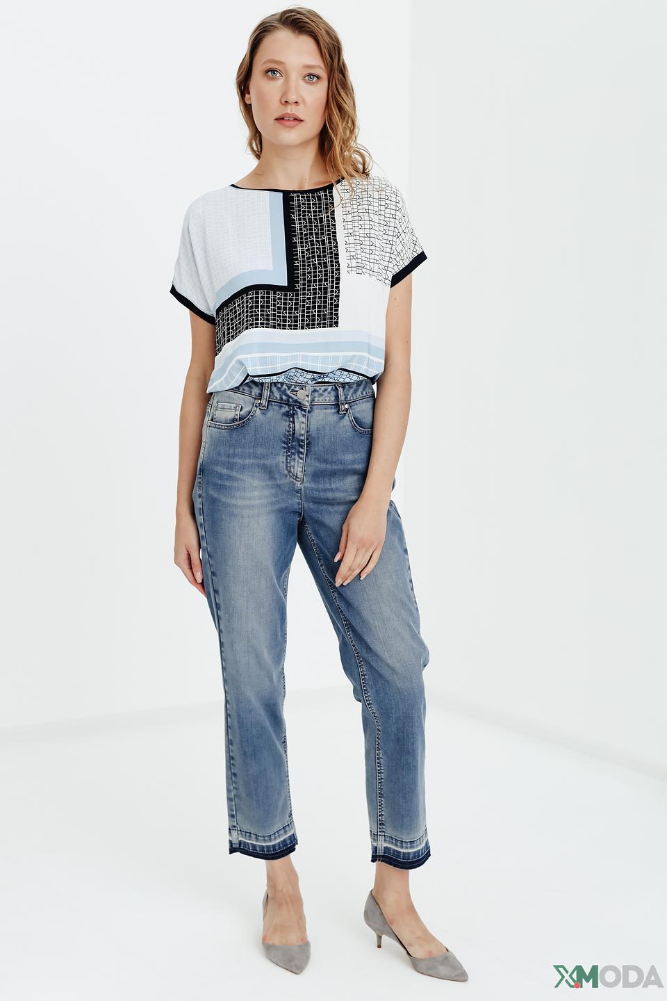 Джинсы Luisa Cerano с потертостями