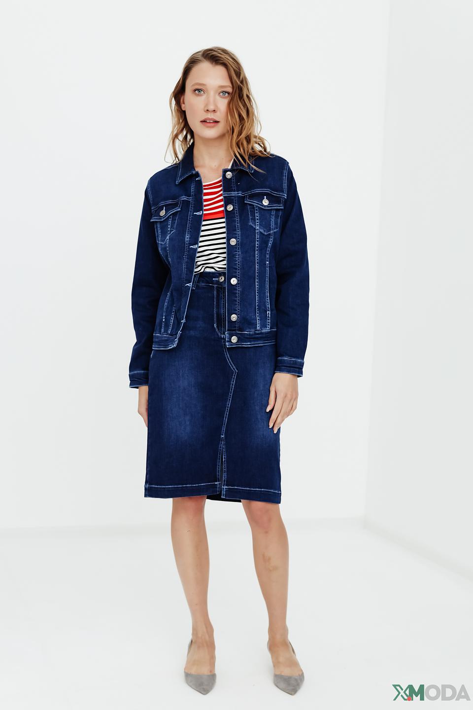 Куртка джинсовая Olsen синяя