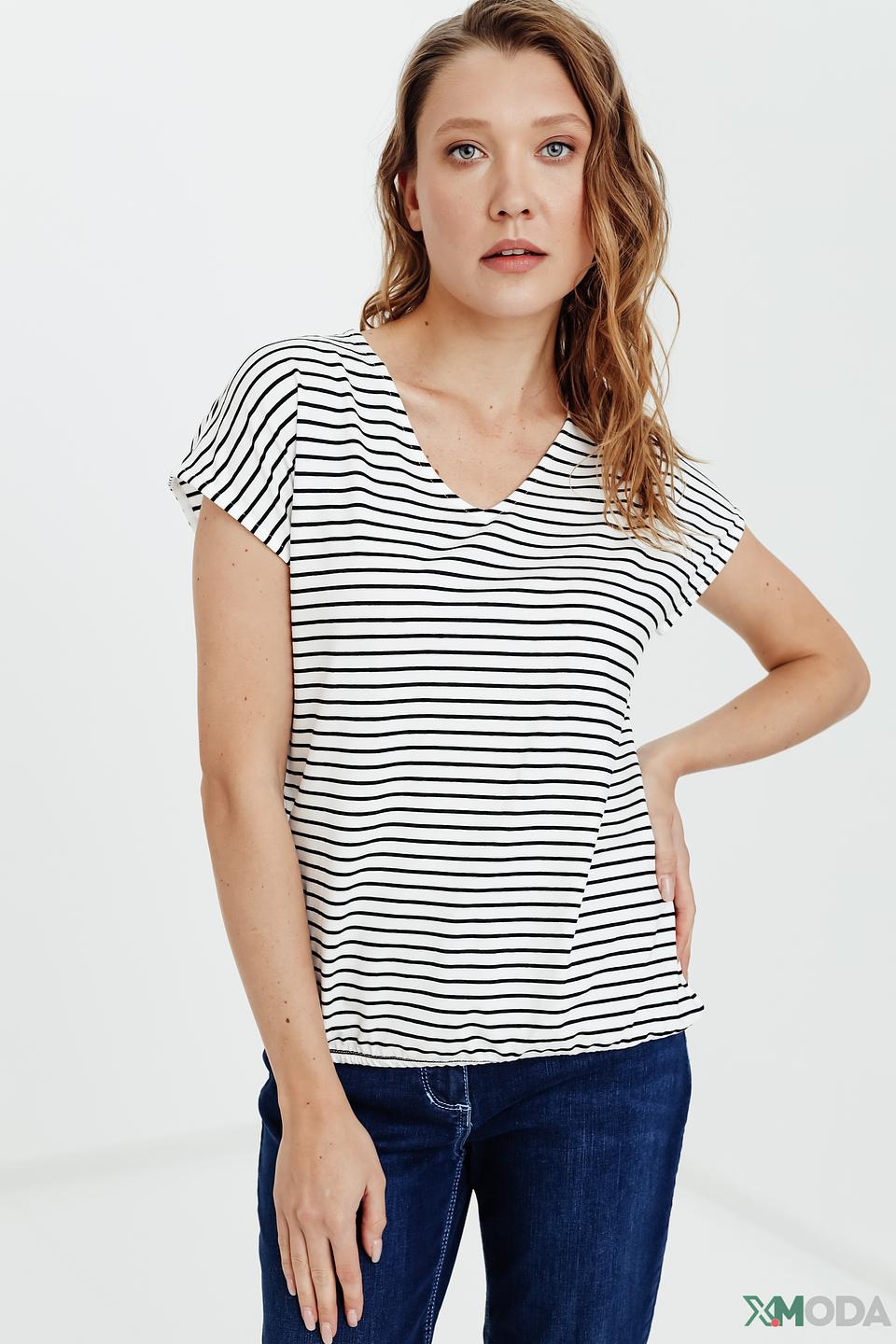 Футболка Barbara Lebek в полоску