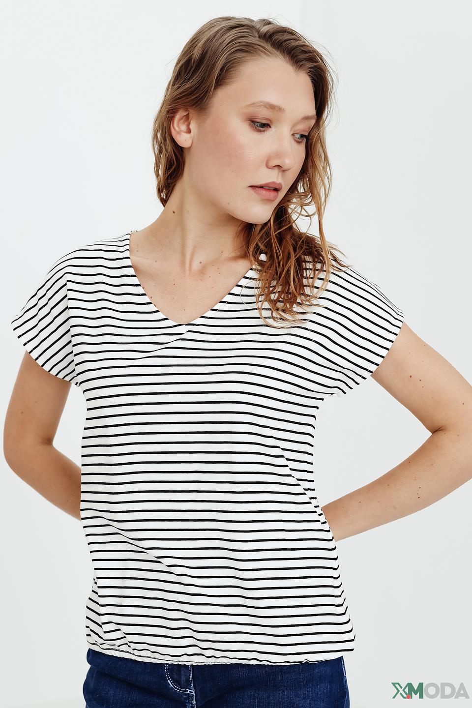 Футболка Barbara Lebek в полоску