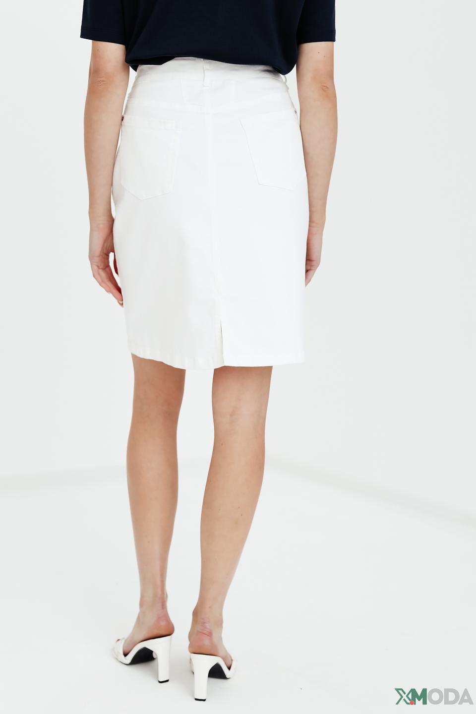 Юбка Gardeur классическая белая