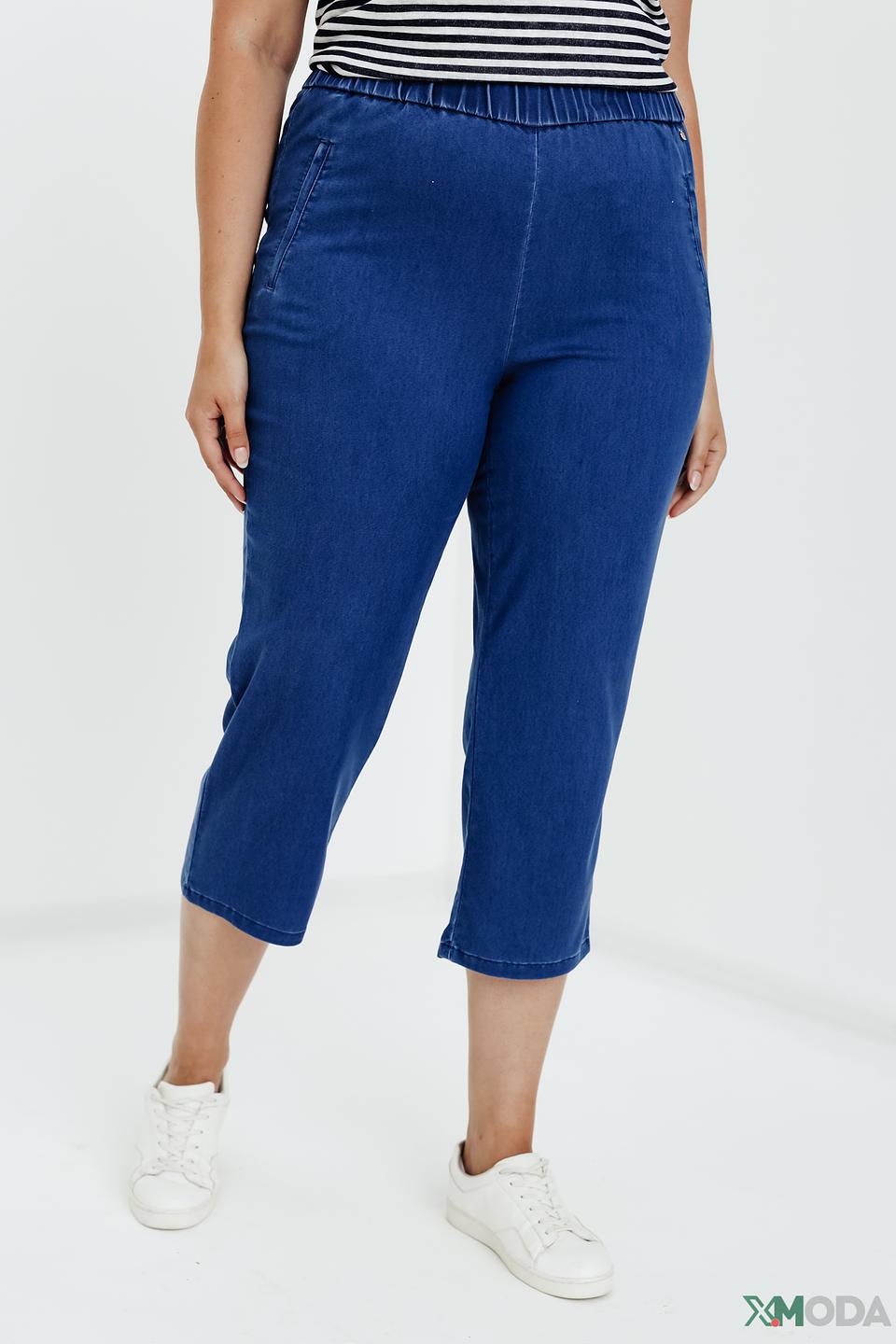 Брюки капри Relaxed by Toni синие
