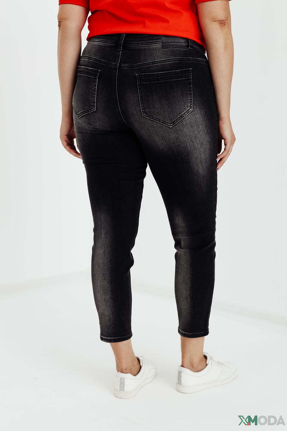 Джинсы Taifun серые с потертостями