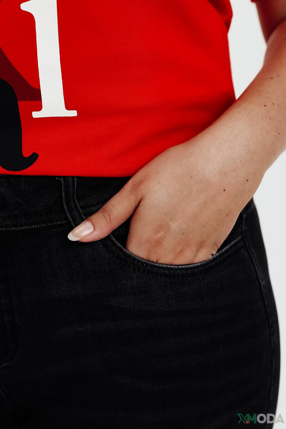 Джинсы Taifun серые с потертостями