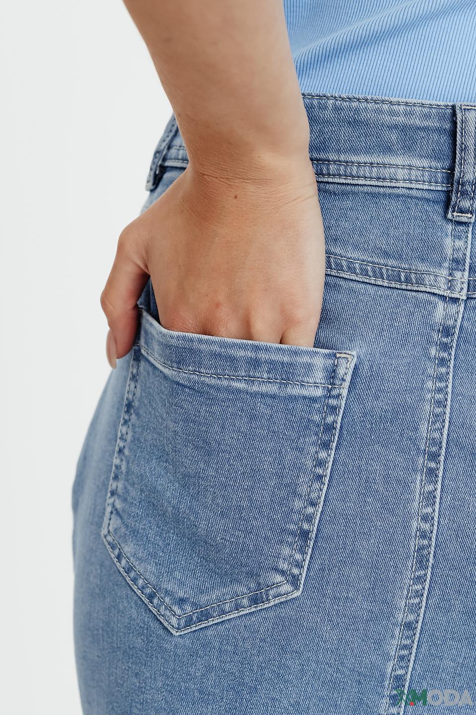 Юбка Taifun деним с вышивкой