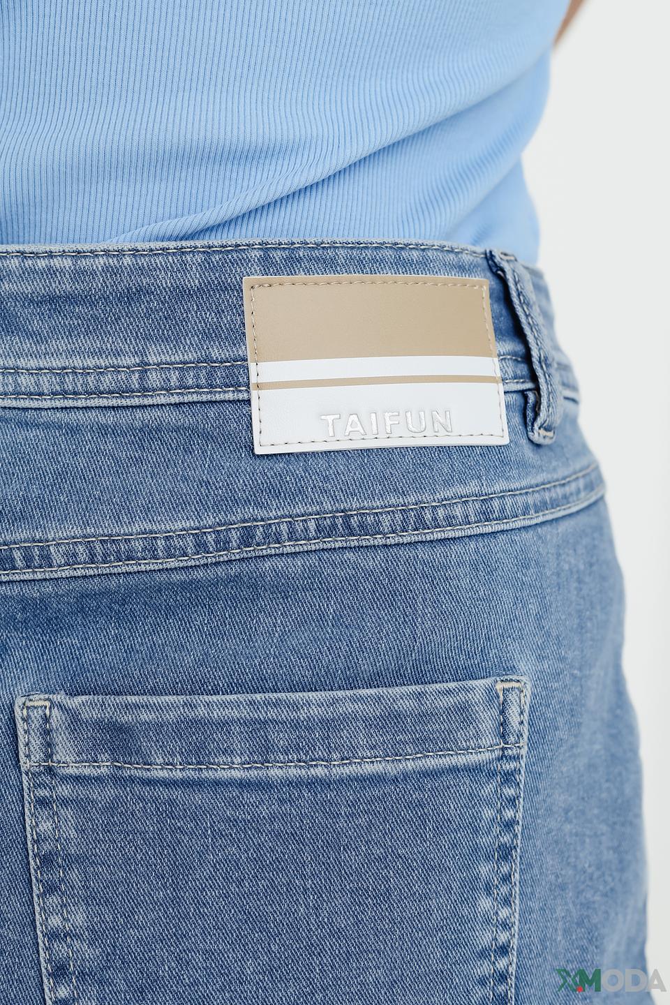 Юбка Taifun деним с вышивкой