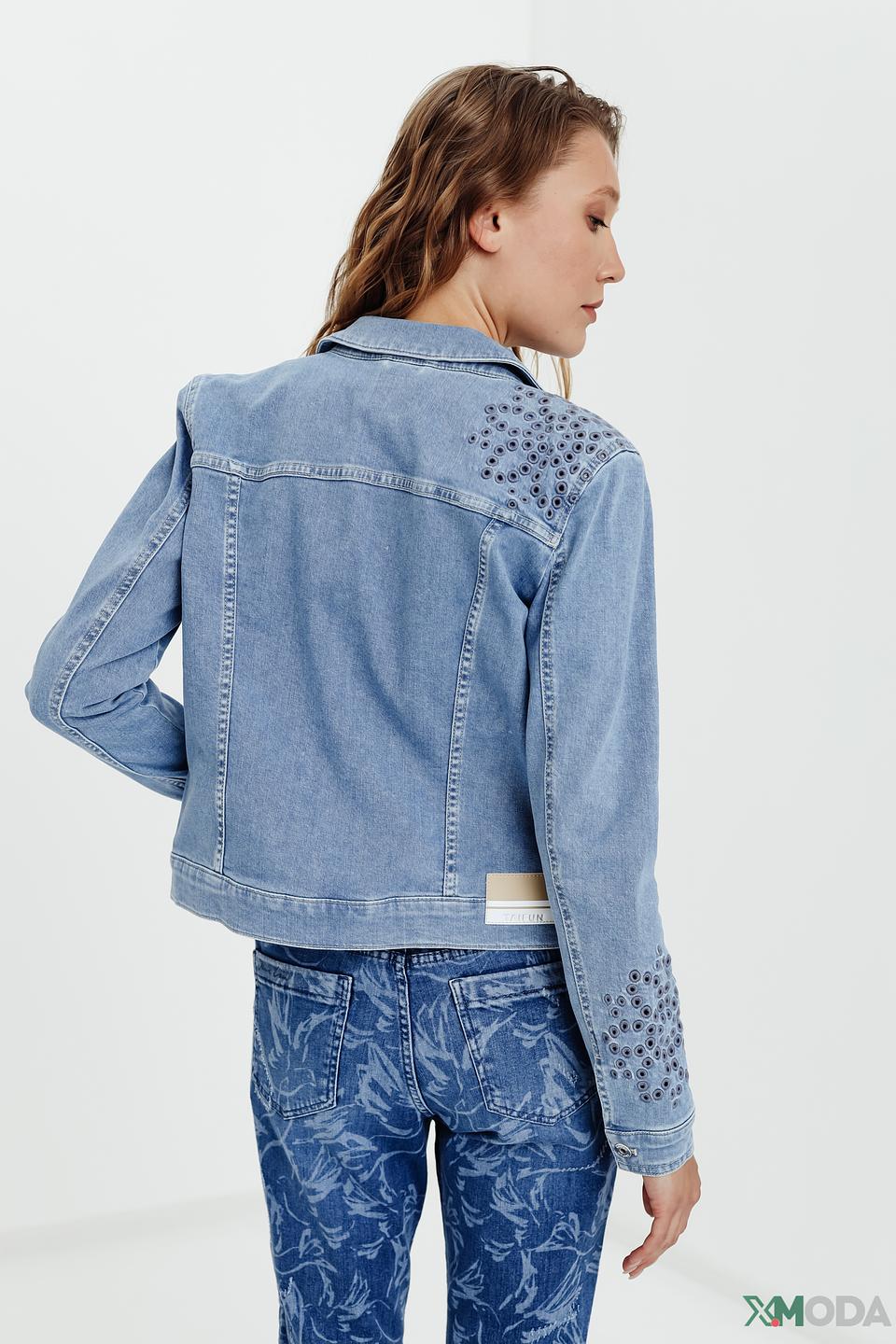 Джинсовый жакет Taifun с вышивкой