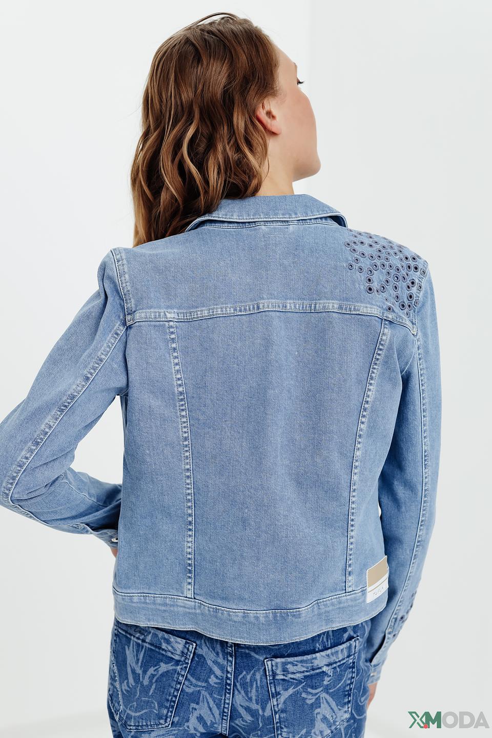 Джинсовый жакет Taifun с вышивкой