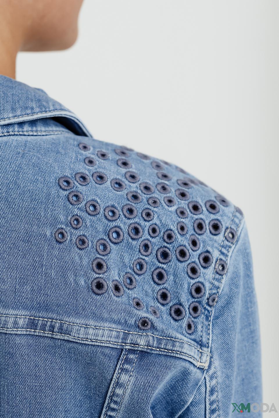 Джинсовый жакет Taifun с вышивкой