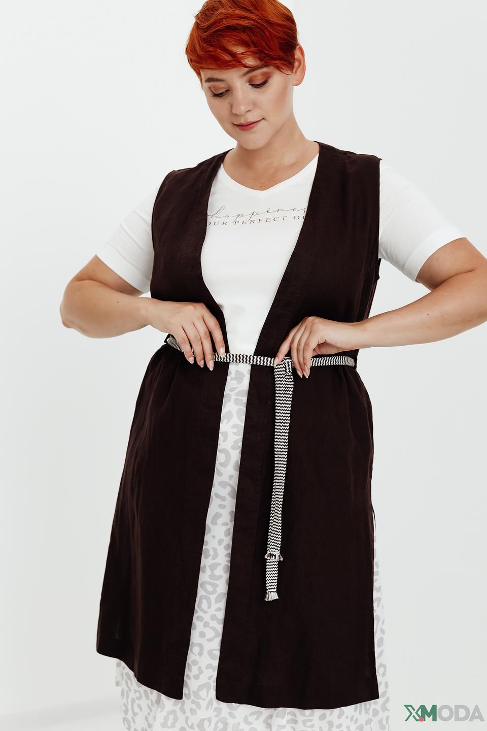 Жилет Gerry Weber чёрный удлинённый