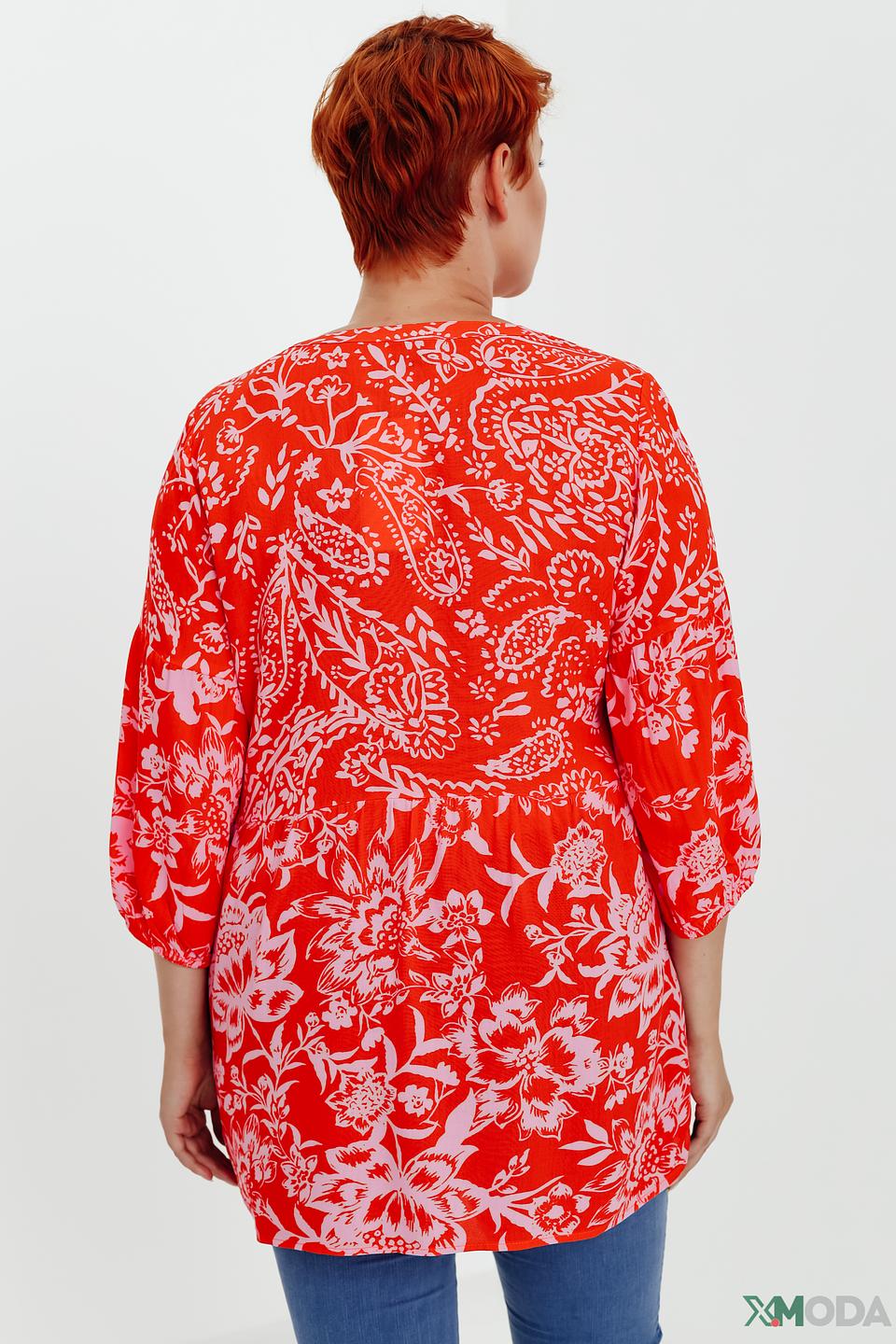 Блуза Via Appia с цветочным принтом