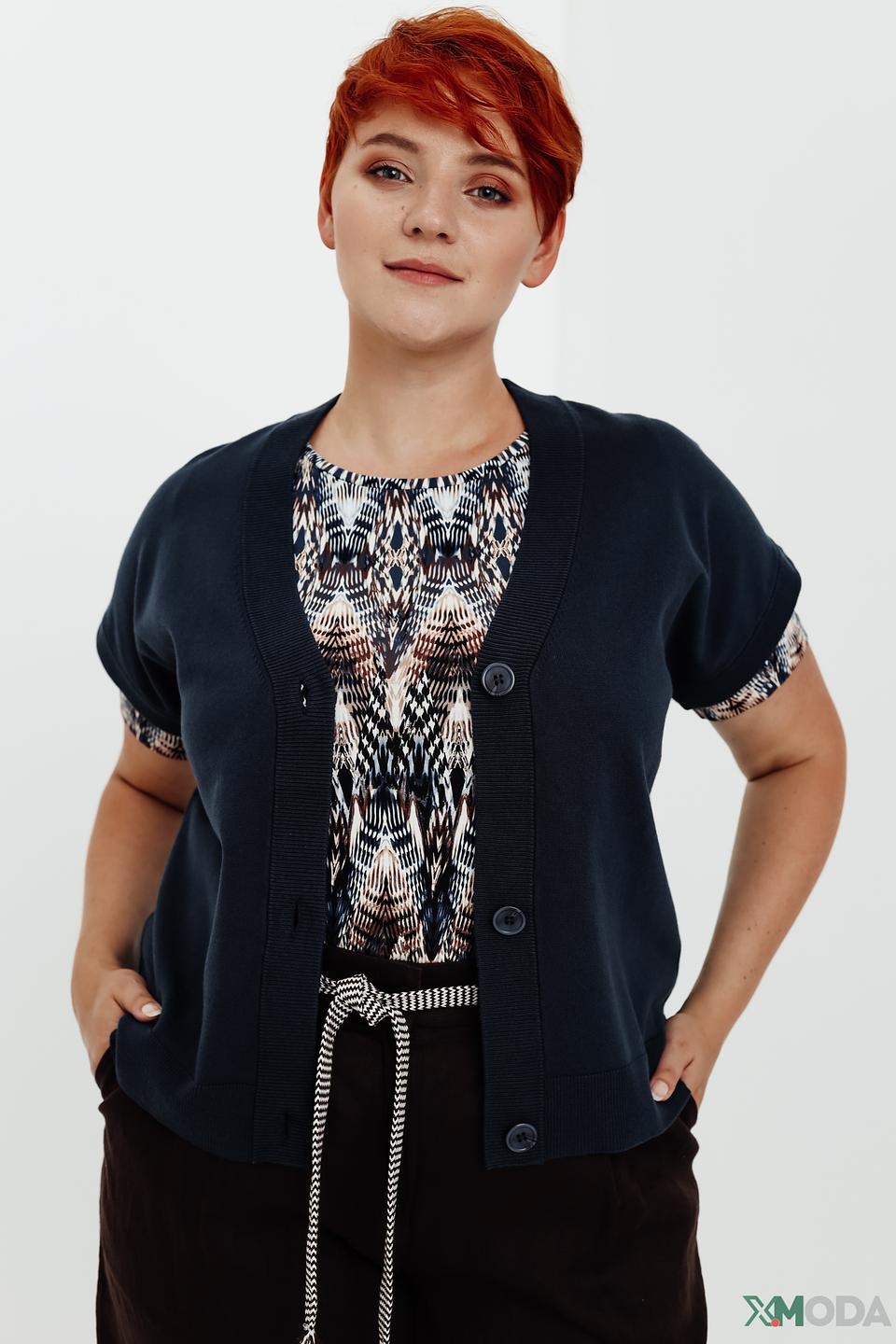 Кардиган Gerry Weber короткий тёмно-синий