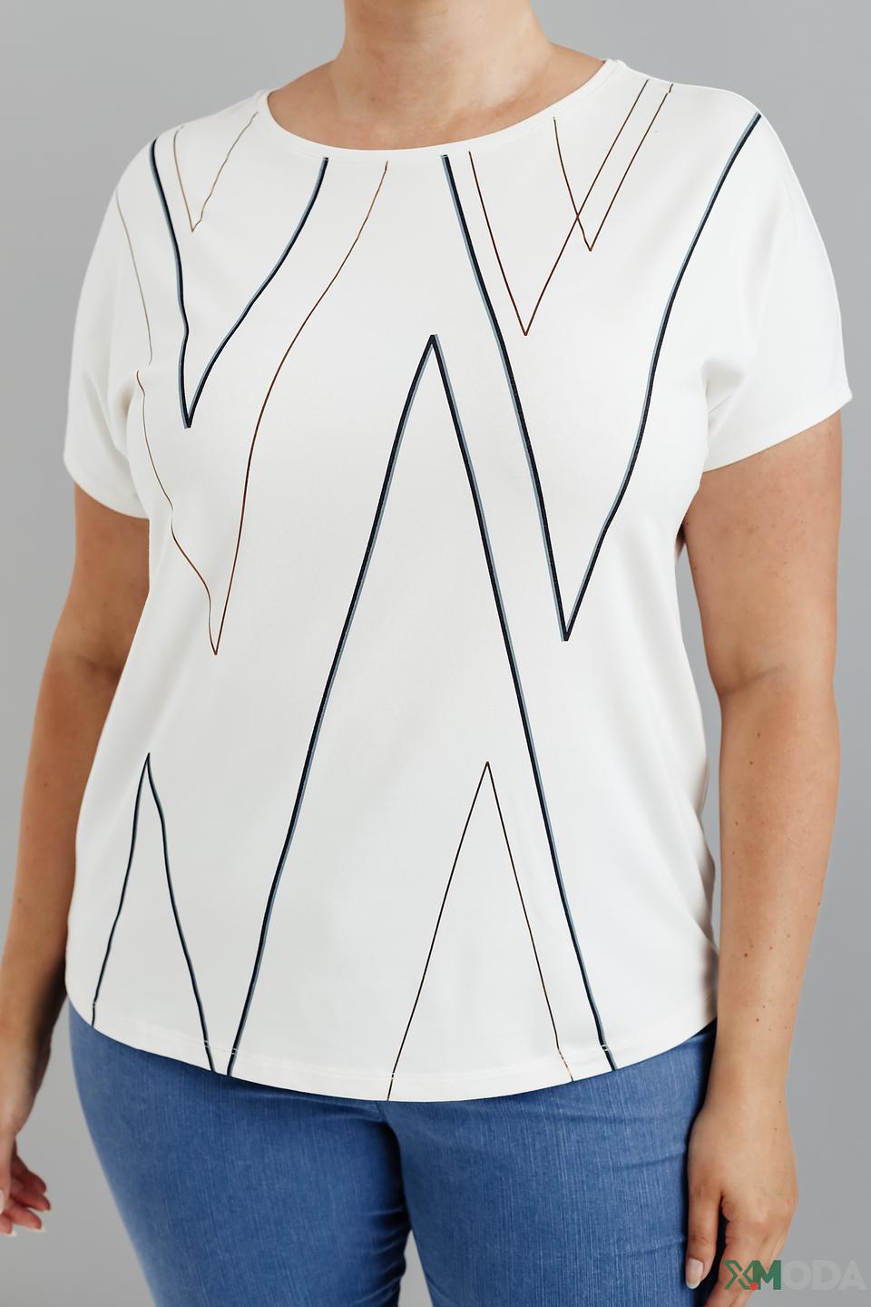 Блуза Gerry Weber с геометрическим рисунком