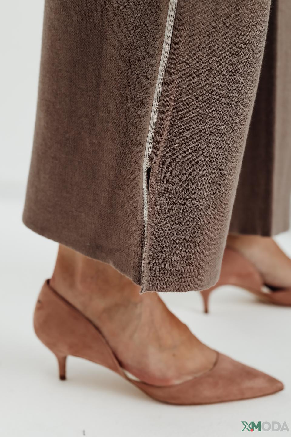 Брюки Taifun палаццо коричневые