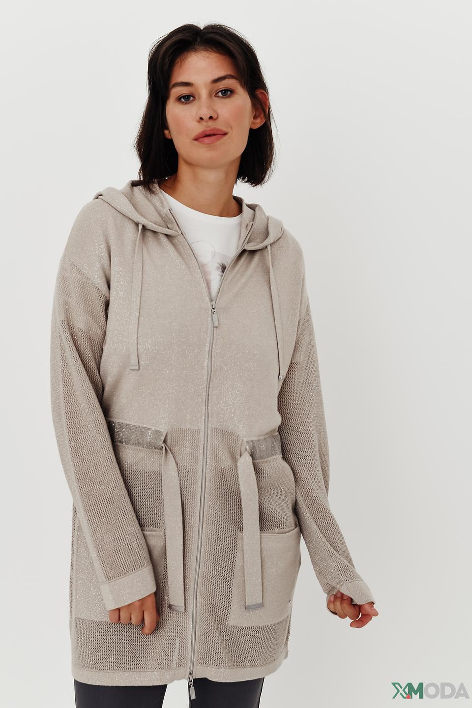 Жакет Monari с капюшоном бежевый