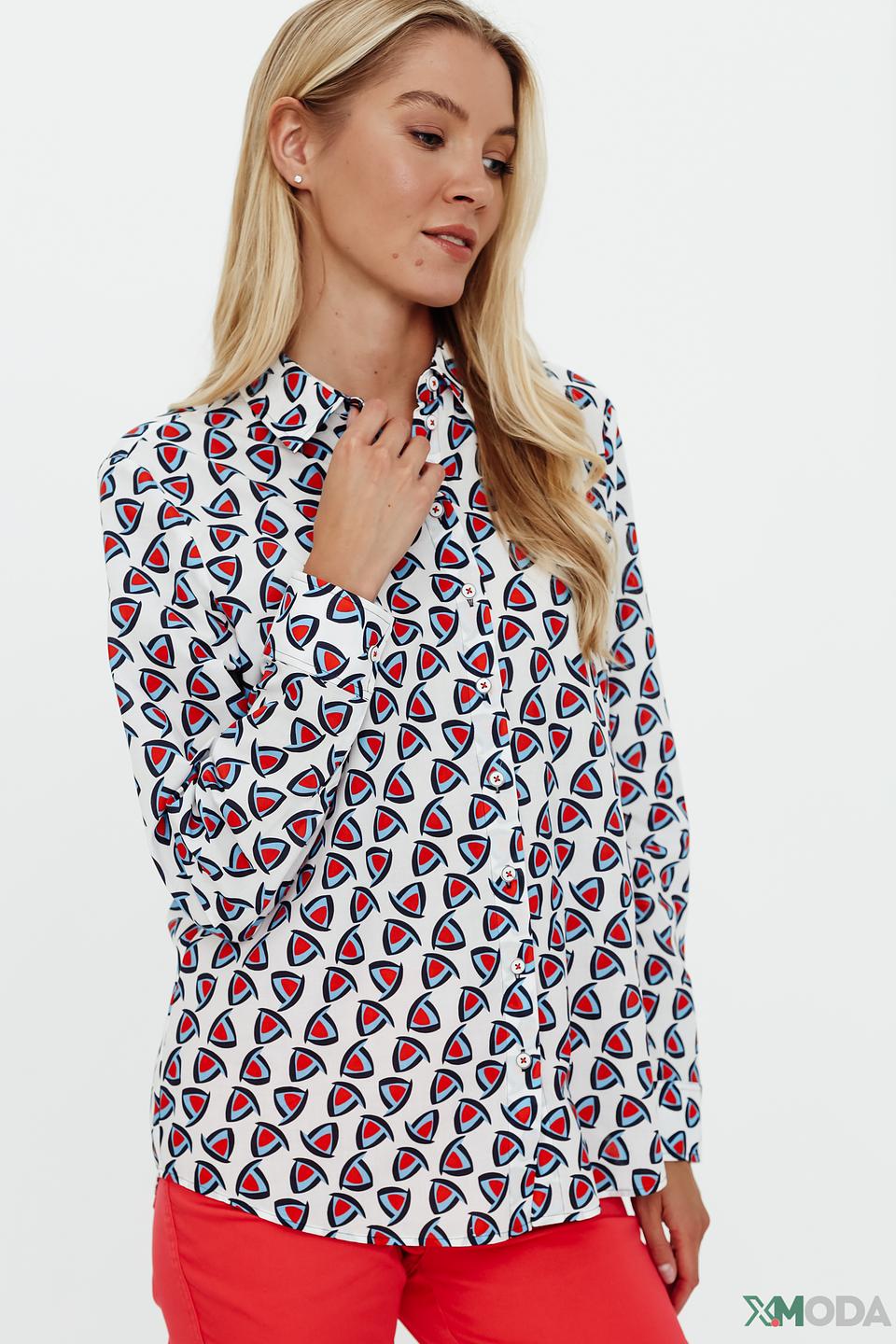 Рубашка Erfo с принтом