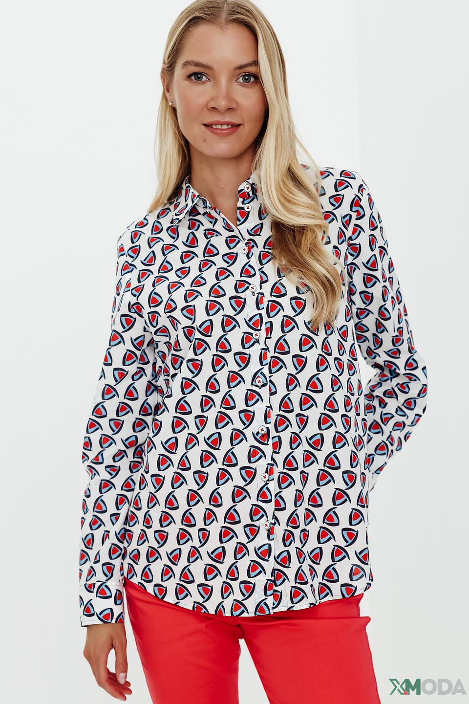 Рубашка Erfo с принтом