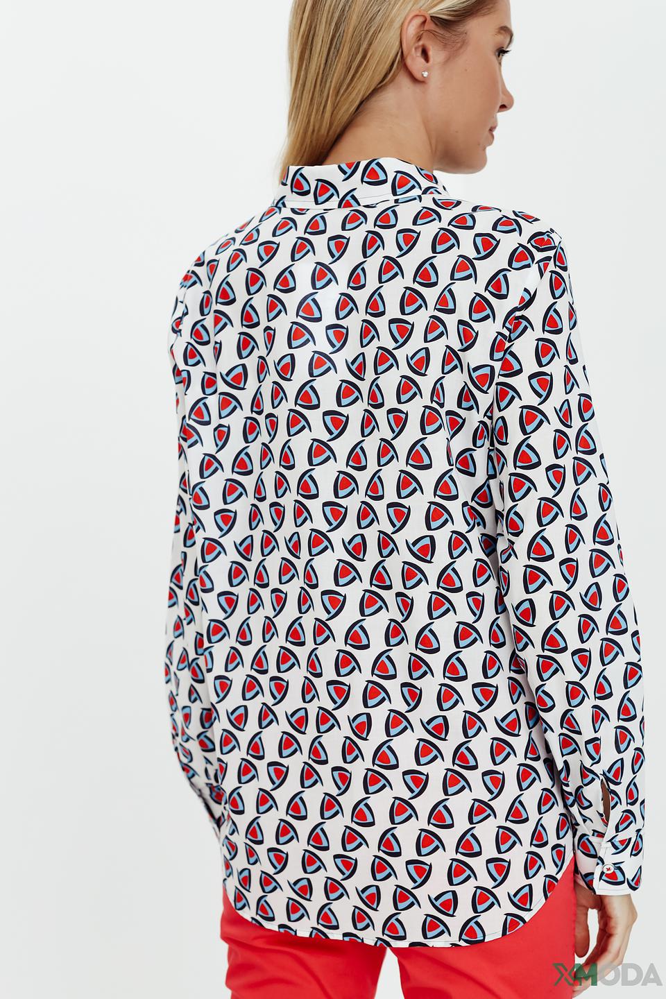 Рубашка Erfo с принтом