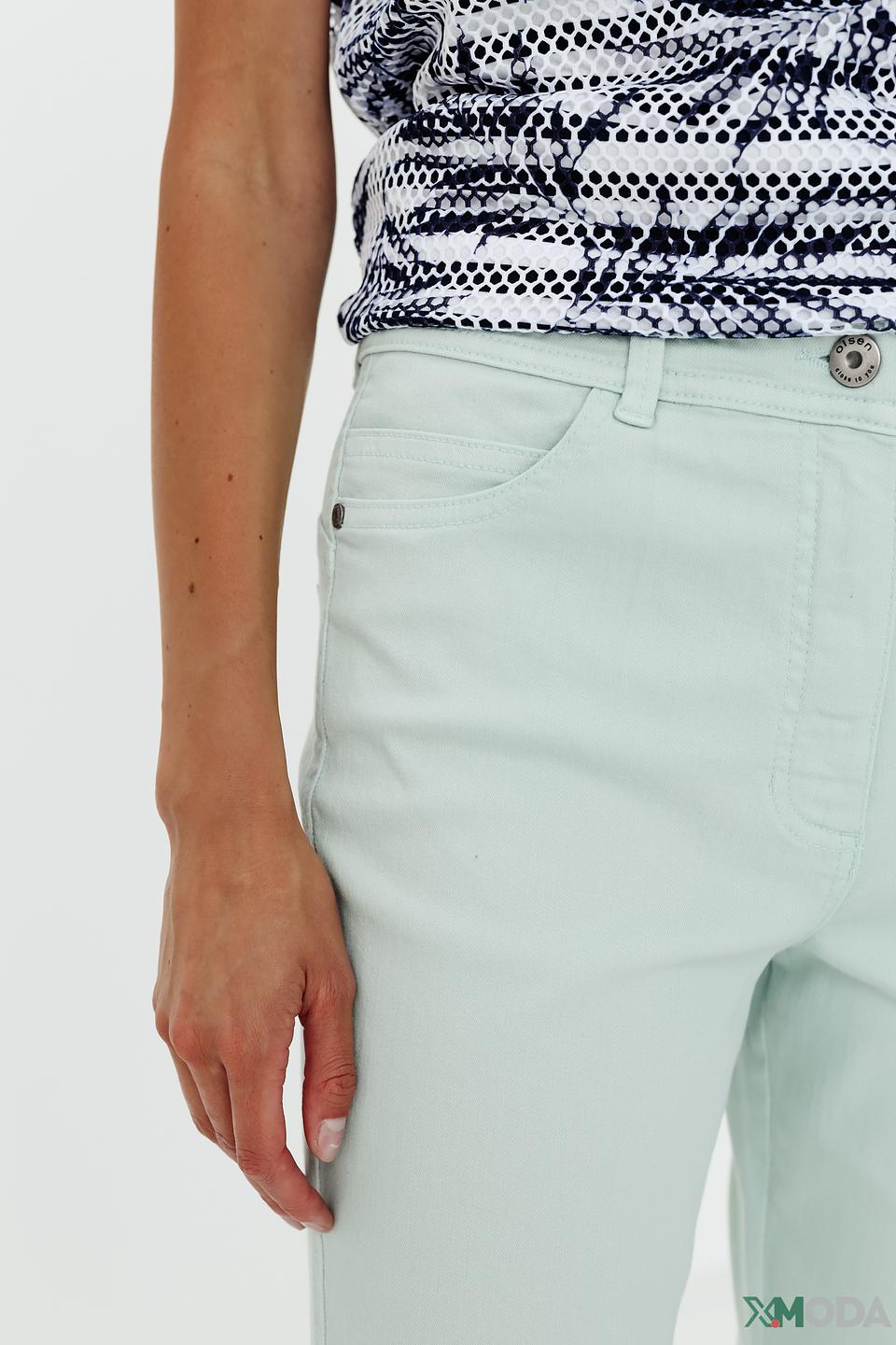 Джинсы Olsen мятные