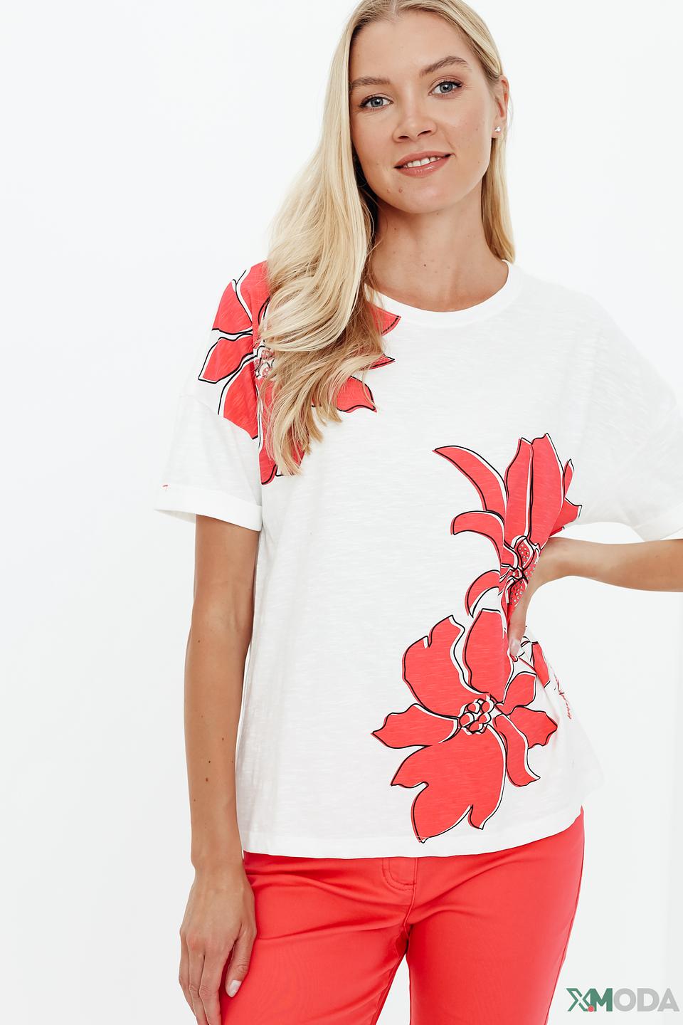 Футболка Olsen с цветами