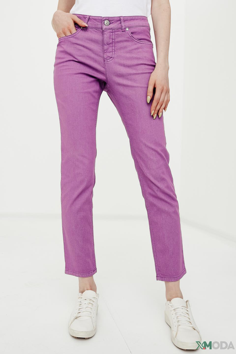 Джинсы Oui лиловые