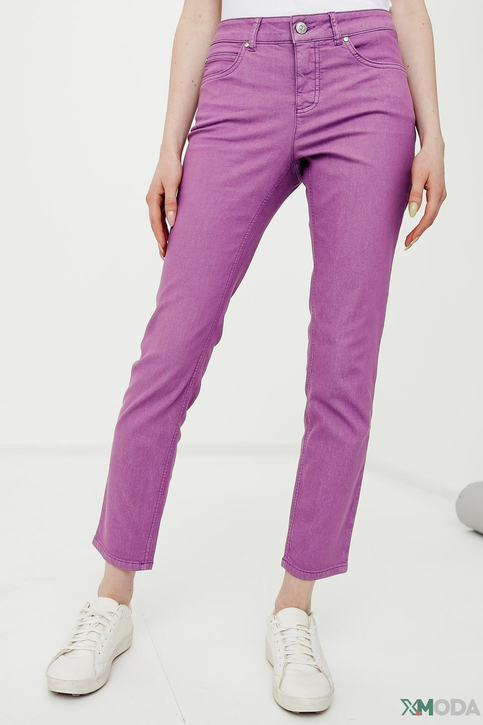 Джинсы Oui лиловые