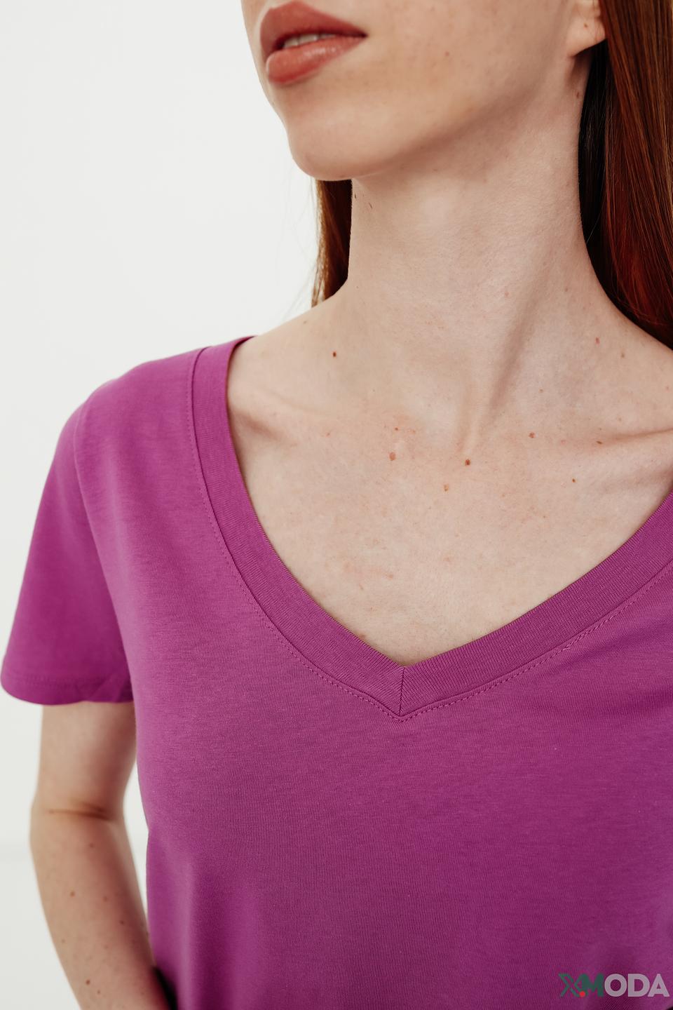 Футболка Oui женская фуксия
