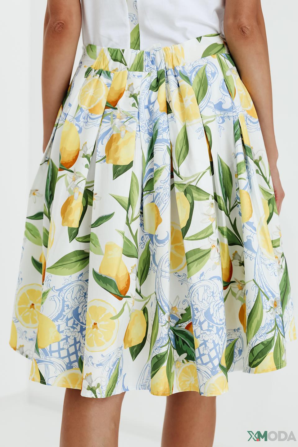 Юбка Leo & Ugo с лимонным принтом