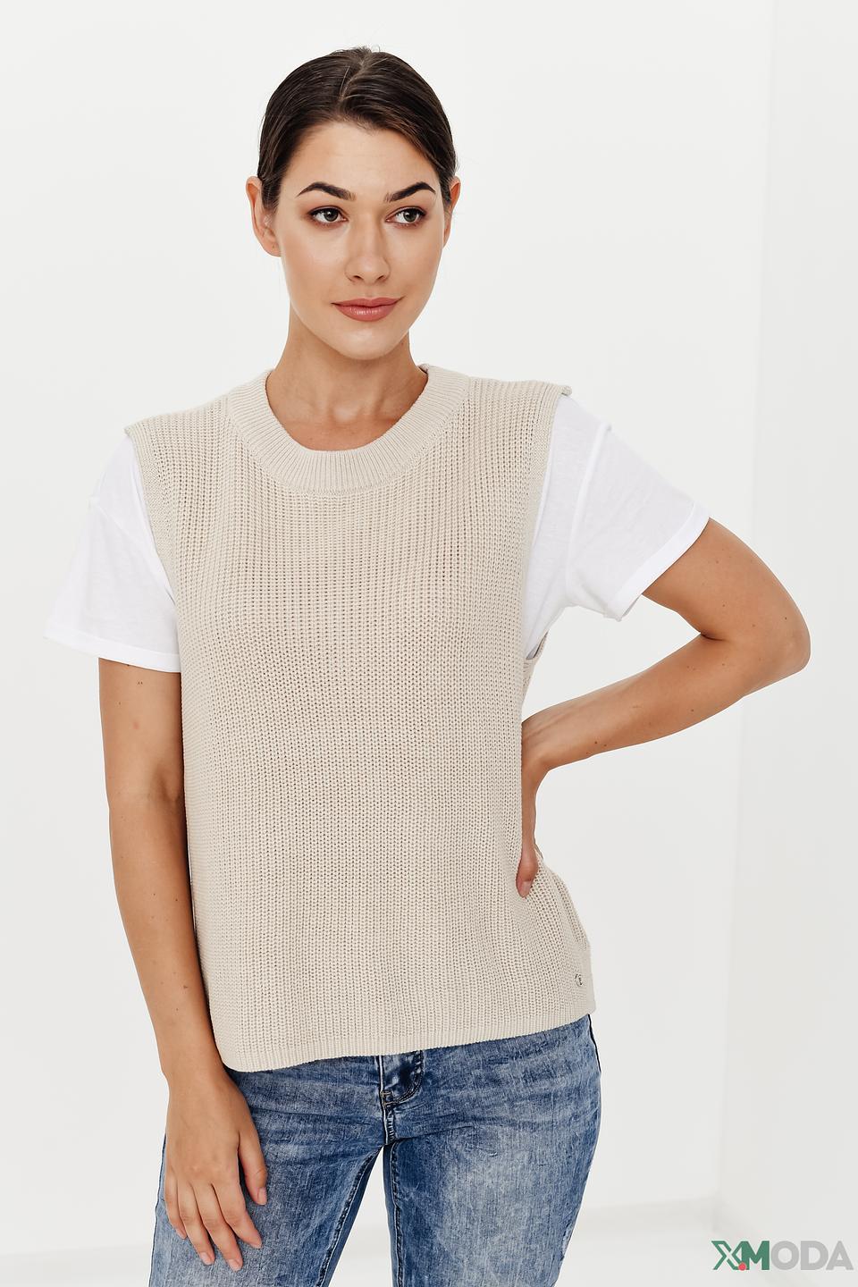 Жилет Tom Tailor бежевый