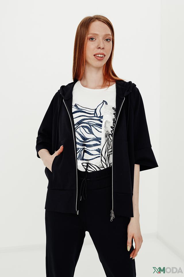 Толстовка Margittes чёрная на молнии