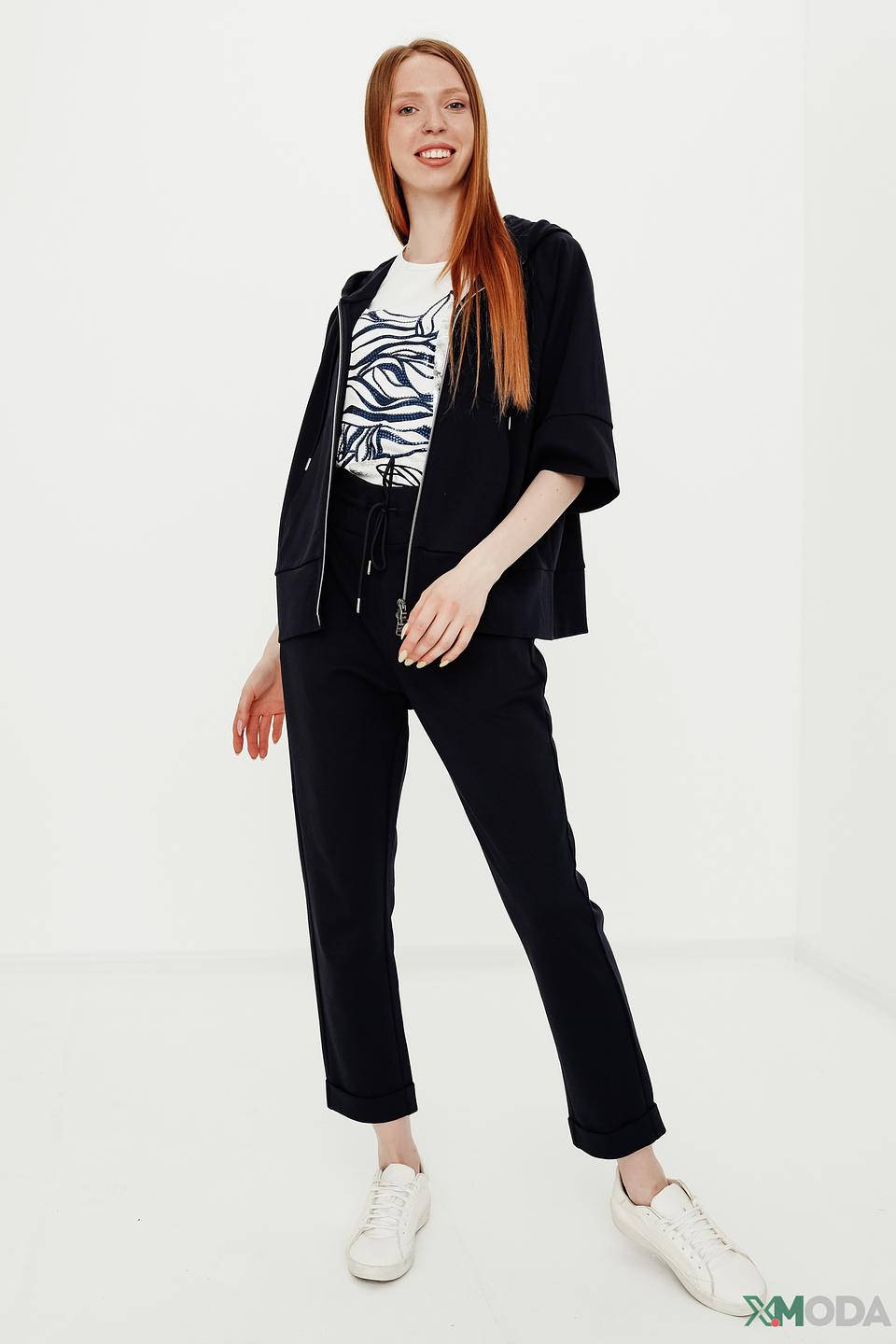 Толстовка Margittes чёрная на молнии