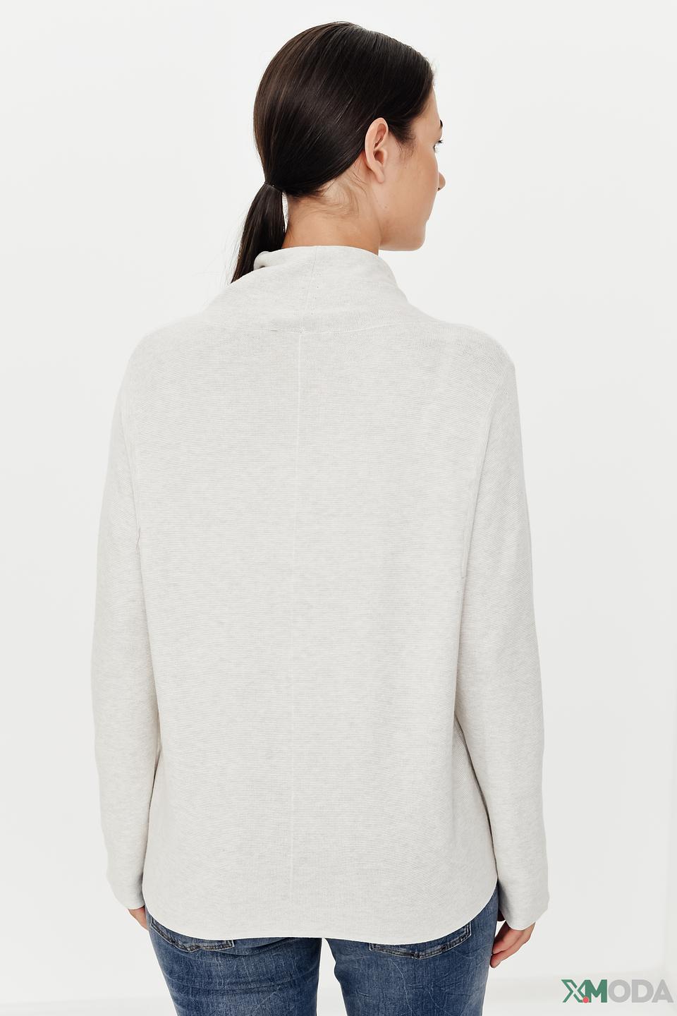 Толстовка Oui с капюшоном бежевая