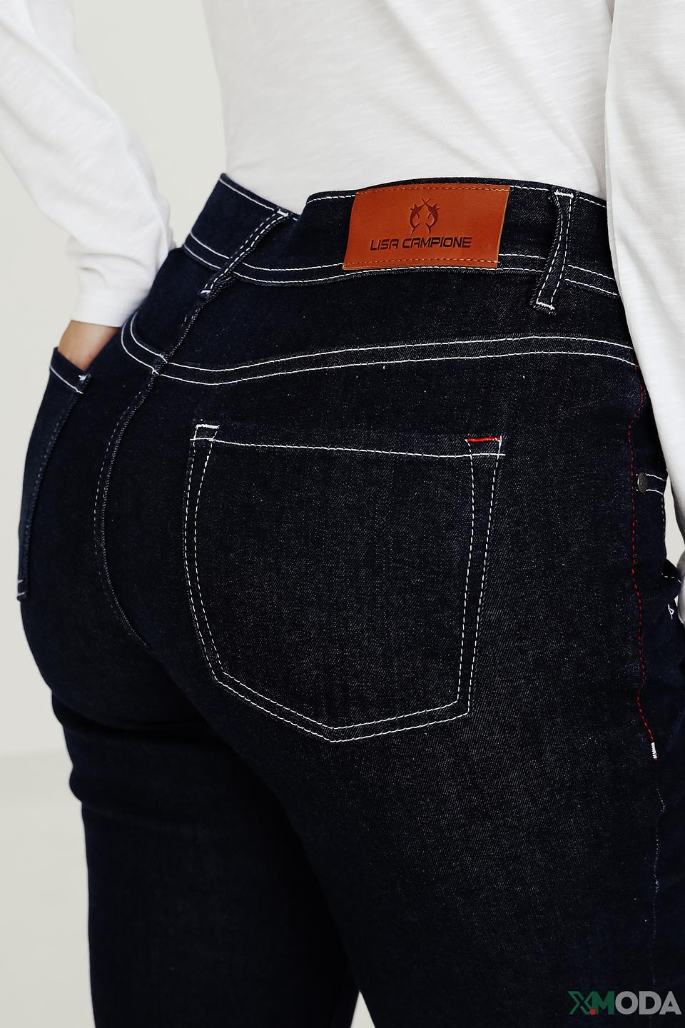 Джинсы Lisa Campione с контрастной отделкой