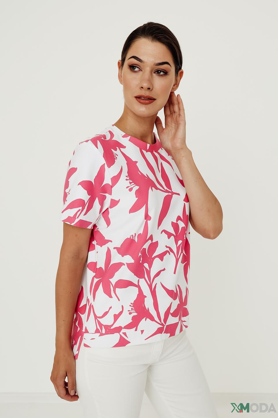 Пуловер Be Yourself с цветочным принтом