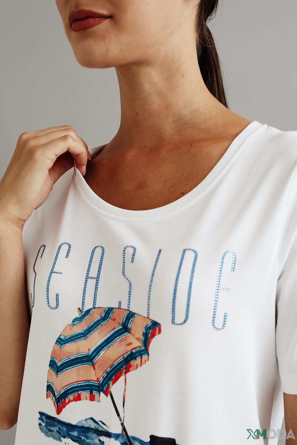 Футболка Margittes с принтом Seaside