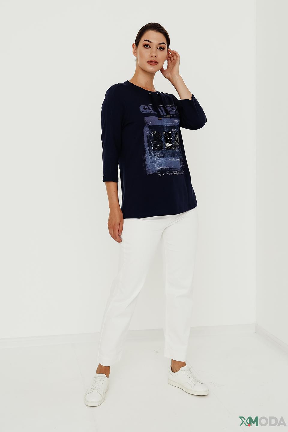 Пуловер Olsen с принтом Classic